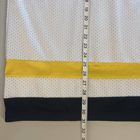Vintage Michigan Wolverines Jersey Shirt Mens Blue Yellow Stitched Size 2XL XXL - Picture 11 of 11